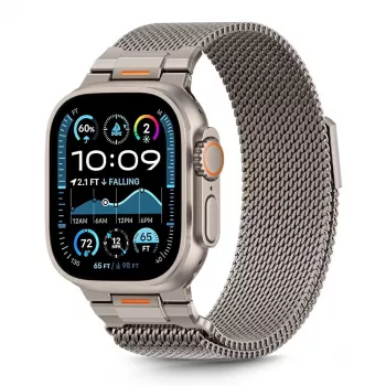 Bracelet TECH-PROTECT Milano Vanguard pour Apple Watch 8 / 9 / 10 / 11 / SE / Ultra (44 / 45 / 46 / 49 mm), argent