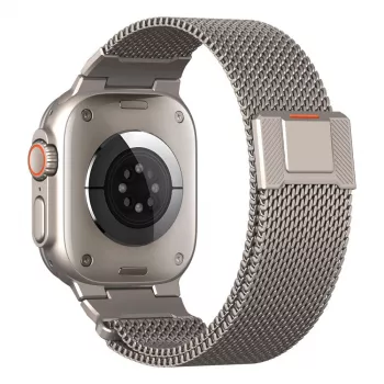 Bracelet TECH-PROTECT Milano Vanguard pour Apple Watch 8 / 9 / 10 / 11 / SE / Ultra (44 / 45 / 46 / 49 mm), argent