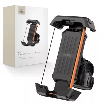 Support universel vélo et moto TECH-PROTECT V6, noir