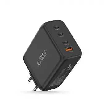 TECH-PROTECT NC200W-GAN Chargeur réseau 4 ports PD 200W / QC3.0 noir