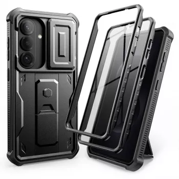 Coque Kevlar CAM+ Tech-Protect lot de 2 pour Galaxy S26 noire