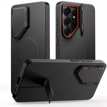 Coque TECH-PROTECT KEVLAR AURA MAGSAFE pour Galaxy S26 Ultra noir/orange