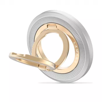TECH-PROTECT MMR700 LAMANO Anneau magnétique MagSafe pour téléphone titane/or