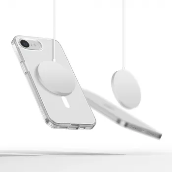 Tech-Protect Flexair Hybrid MagSafe Coque pour Apple iPhone 16E/17E, transparent