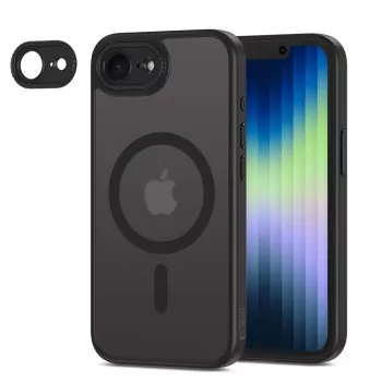 Tech-Protect Magcam MagSafe iPhone 16E/17E étui noir mat