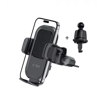 TECH-PROTECT V8 Support de voiture universel pour lecteur CD et grille d'aération noir