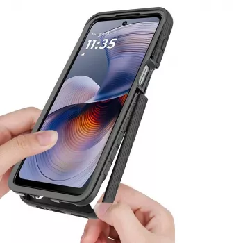 Tech-Protect Defense Motorola Moto G15 / G15 Power / G05 / E15 noir
