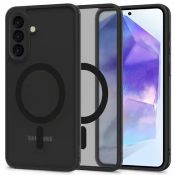 Coque MagSafe Magmat Tech-Protect pour Samsung Galaxy A56 5G, noir mat