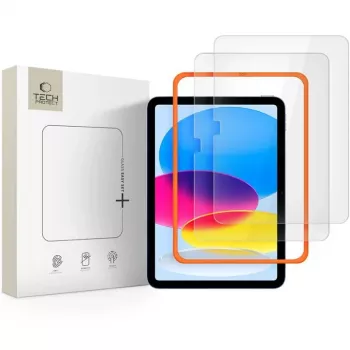 Protection d'écran Easy Set+ Tech-Protect pour Apple iPad 10,9 inch 10e génération (2022) / 11 inch 11e génération (2025) transparente - 2 pièces