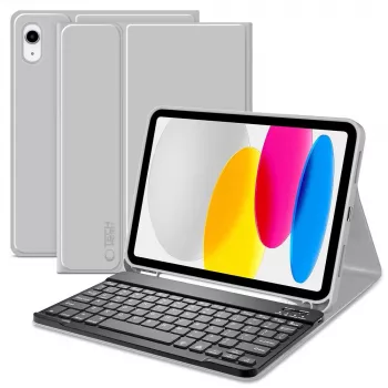 Étui clavier TECH-PROTECT SC Pen + Keyboard pour iPad 10,9 pouces (10e génération, 2022) / iPad Air 11 pouces (M2, 2024) / iPad Pro 11 pouces (M4, 2024) - gris