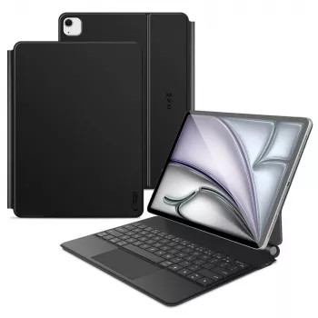Étui SC Magnetic + KB Tech-protect pour iPad PRO 12,9 inch 4/5/6 (2020-2022) / AIR 13 inch 1/2/3 (2024-2026) noir