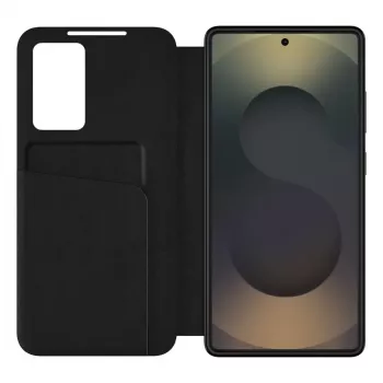 Étui portefeuille Tech-Protect Smart Wallet pour Samsung Galaxy S25 Ultra, noir mat