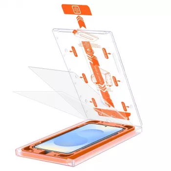 Protection d'écran en verre trempé TECH-PROTECT Quick Set+ lot de 2 pour Samsung Galaxy S24 / S25, transparent