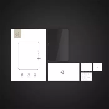 Protection d'écran de confidentialité Tech-Protect Glass Spy+ pour Apple iPad 10,9 pouces (10e génération 2022) / 11 pouces (2025) - verre trempé, confidentialité bidirectionnelle, dureté 9H, 0,3 mm, revêtement oléophobe, sans bulles, transparent