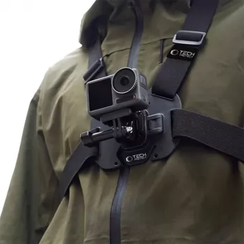 Support poitrine TECH-PROTECT GA100 pour caméras GoPro / DJI Action - noir