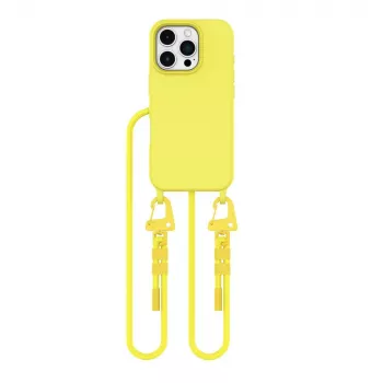 Tech-Protect Magnecklace Coque MagSafe pour Apple iPhone 16 Pro Jaune