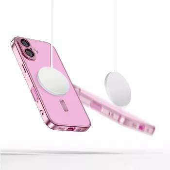 Tech-Protect MagFlex Coque MagSafe pour Apple iPhone 16 - rose