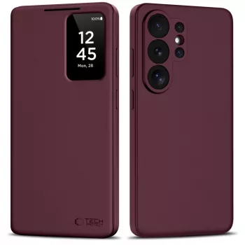 Tech-Protect Smart Wallet Coque pour Samsung Galaxy S26 Ultra, Mulberry