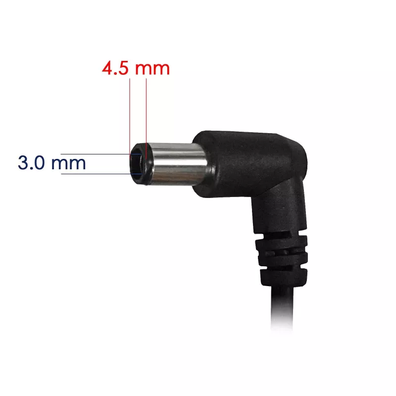 Bloc d'alimentation pour ordinateur portable Akyga AK-ND-86 pour HP / MSI, 200 W, 20 V, 10 A, 4,5 x 3,0 mm + broche, 1,2 m