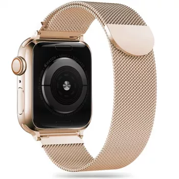 Bracelet Milanese Loop TECH-PROTECT pour Apple Watch 4 / 5 / 6 / 7 / 8 / 9 / SE (38 / 40 / 41 mm) or