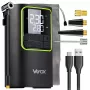 Pompe à air rechargeable VAYOX VA0409 4000 mAh cylindre 19 mm gonfleur de pneus numérique