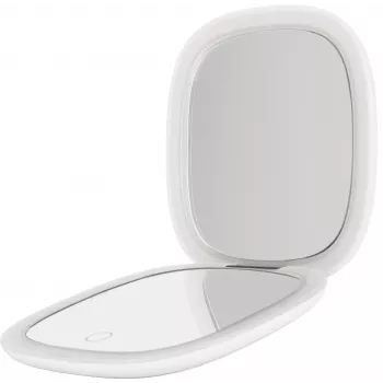 Miroir de maquillage LED Humanas HS-PM01, blanc