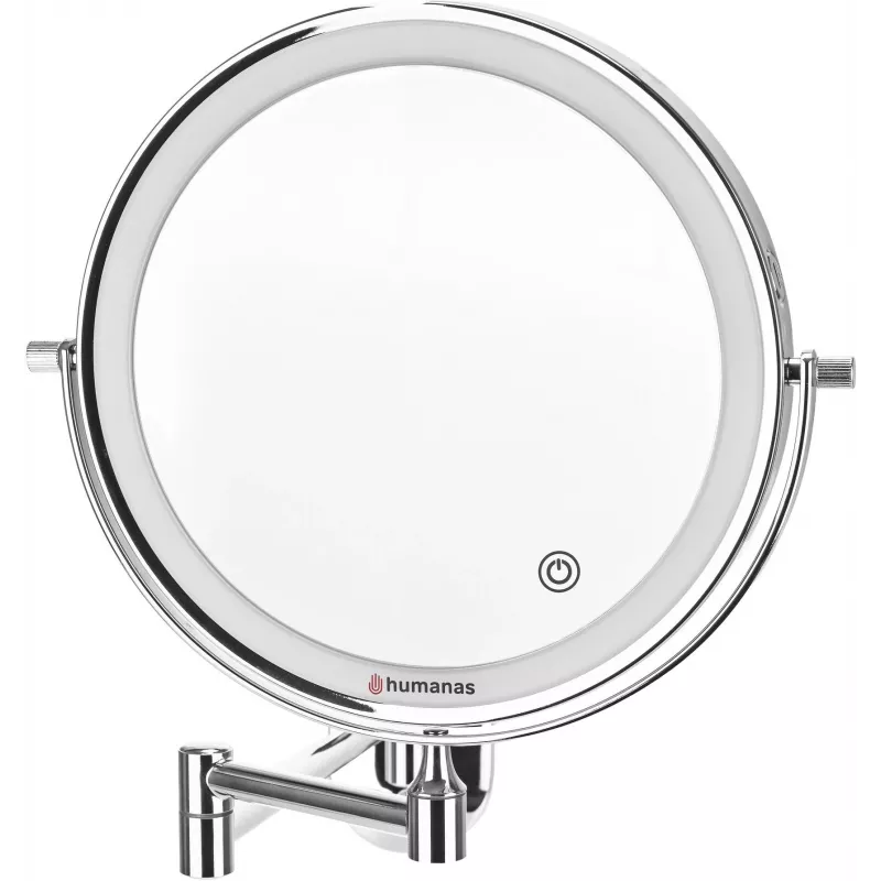 Miroir LED Humanas HS-BM01, argent