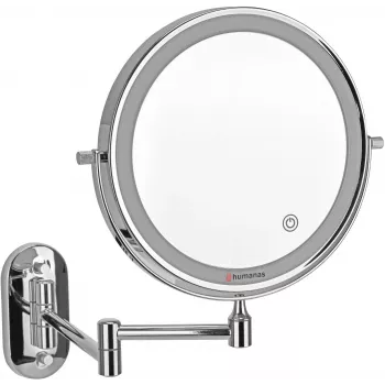 Miroir LED Humanas HS-BM01, argent