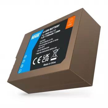 Batterie de remplacement Newell DMW-BLC12 USB-C pour Panasonic Lumix
