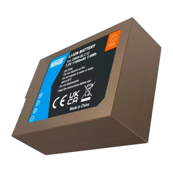 Batterie de remplacement Newell DMW-BLC12 USB-C pour Panasonic Lumix