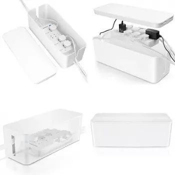 Boîte de rangement pour multiprise MOZOS KBO-LW blanche