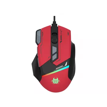 Souris gaming filaire Tracer GameZone Spectra RGB, 7200 DPI, rouge (TRAMYS47839)