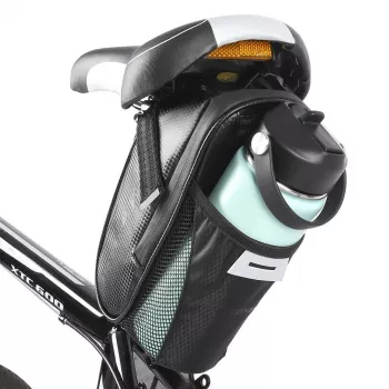 Sacoche de selle pour vélo Wozinsky 1,5 L noire (WBB20BK)