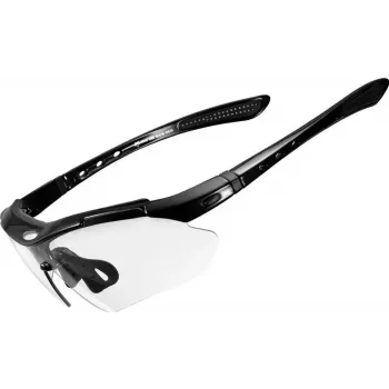 Lunettes de cyclisme photochromiques ROCKBROS UV400 monture TR90 - noires