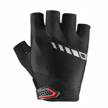 Gants de vélo ROCKBROS S143-BK L à doigts coupés avec rembourrage gel, noirs