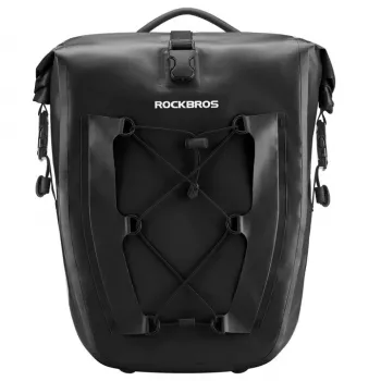 Sacoche de porte-bagages vélo imperméable Rockbros 30140022001 - noir