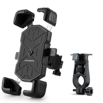 Support téléphone vélo ROCKBROS 25210030001 fixation guidon noir