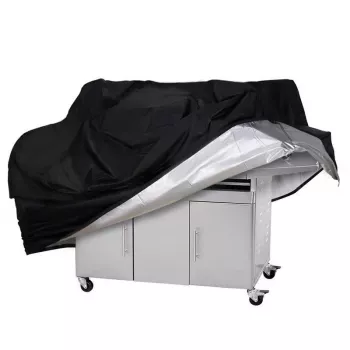 HURTEL Housse de protection imperméable XXL noire pour barbecue, vélo, moto, mobilier de jardin