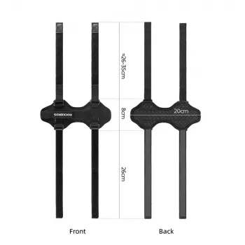 ROCKBROS Sangle de fixation vélo pour enceinte Bluetooth ou gourde - Noir