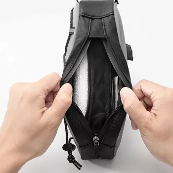 Sacoche de cadre vélo Rockbros 0,9 L argent