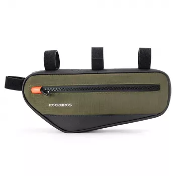 Sacoche de cadre vélo ROCKBROS 1,7 L vert-noir
