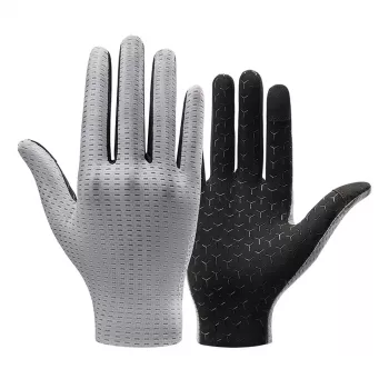 Gants de cyclisme respirants à doigts longs ROCKBROS taille L gris