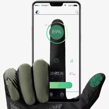 Gants de cyclisme à doigts longs Rockbros printemps/été/automne taille XXL verts