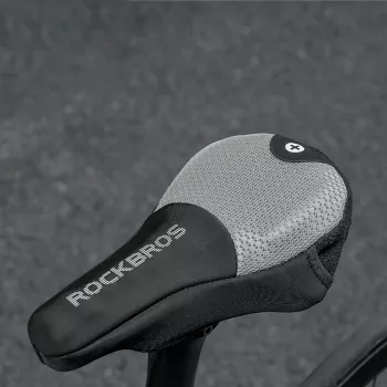 Housse de selle de vélo ROCKBROS taille S - grise