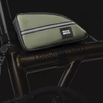 Sacoche de cadre de vélo ROCKBROS 0,8 L noire