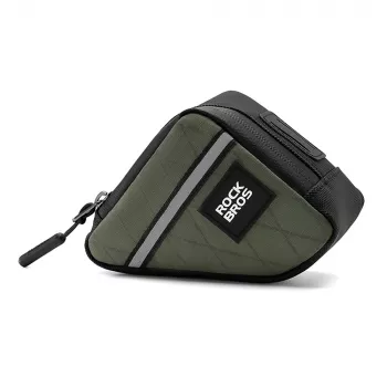 Sacoche de cadre triangulaire ROCKBROS 0,25 L verte