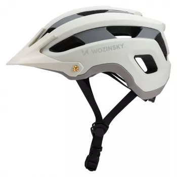 Casque VTT WOZINSKY avec visière amovible, léger, 57-62 cm - vert pastel