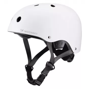 Casque BMX/trottinette WOZINSKY léger 54-58 cm - blanc
