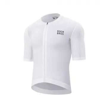 Maillot de cyclisme ROCKBROS 15200025 manches courtes taille S - blanc