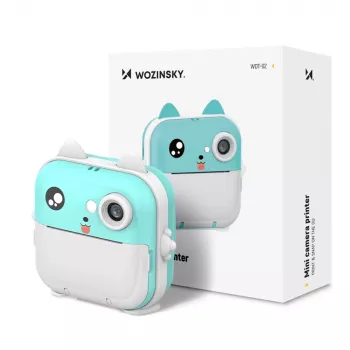 Wozinsky WDT-02 Appareil photo numérique instantané pour enfants - Bleu